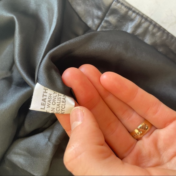 Vintage 80s Leather and suede leather jacket by CACCIA (M) - Picture 11 of 13